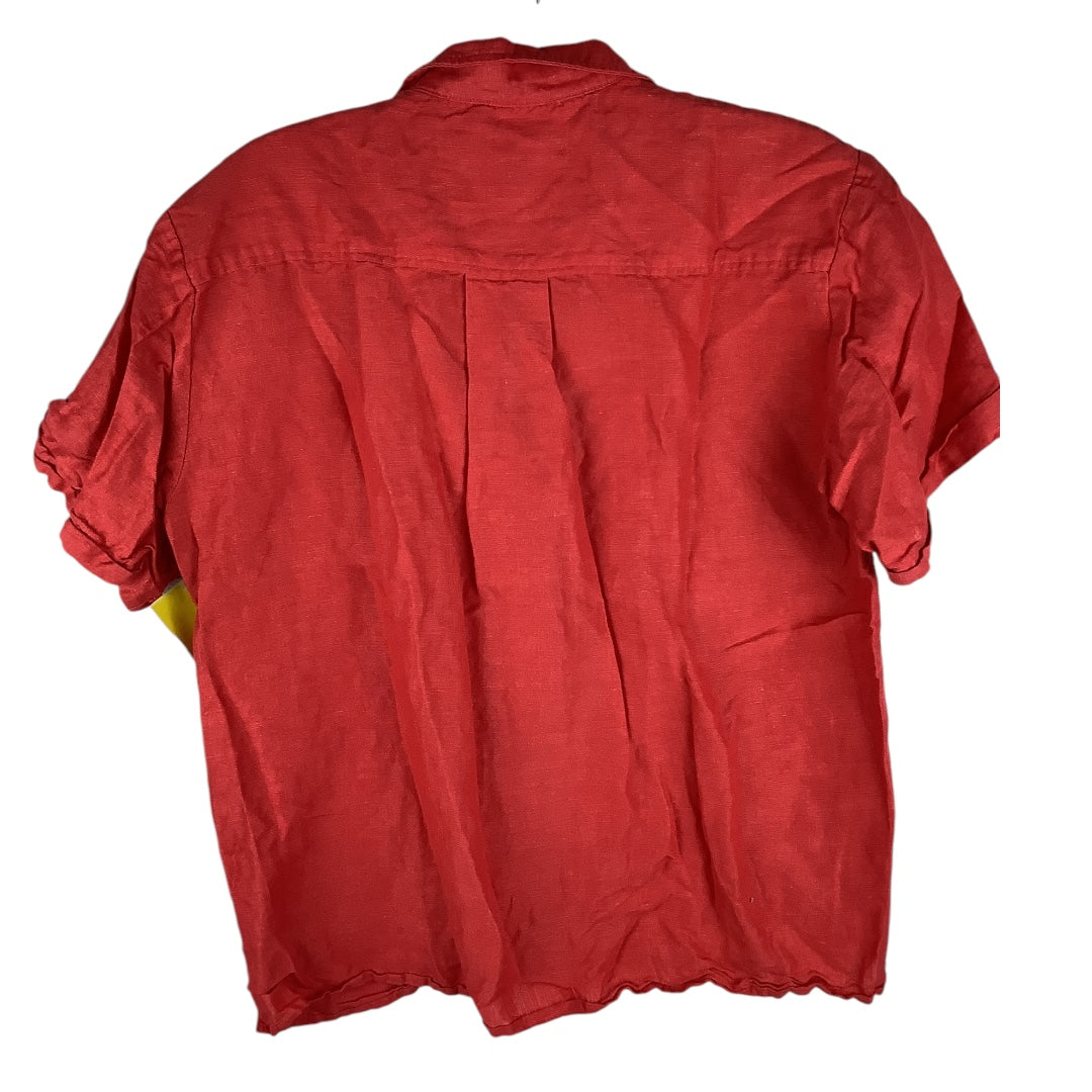 Top Short Sleeve By Maeve In Red, Size: Xs