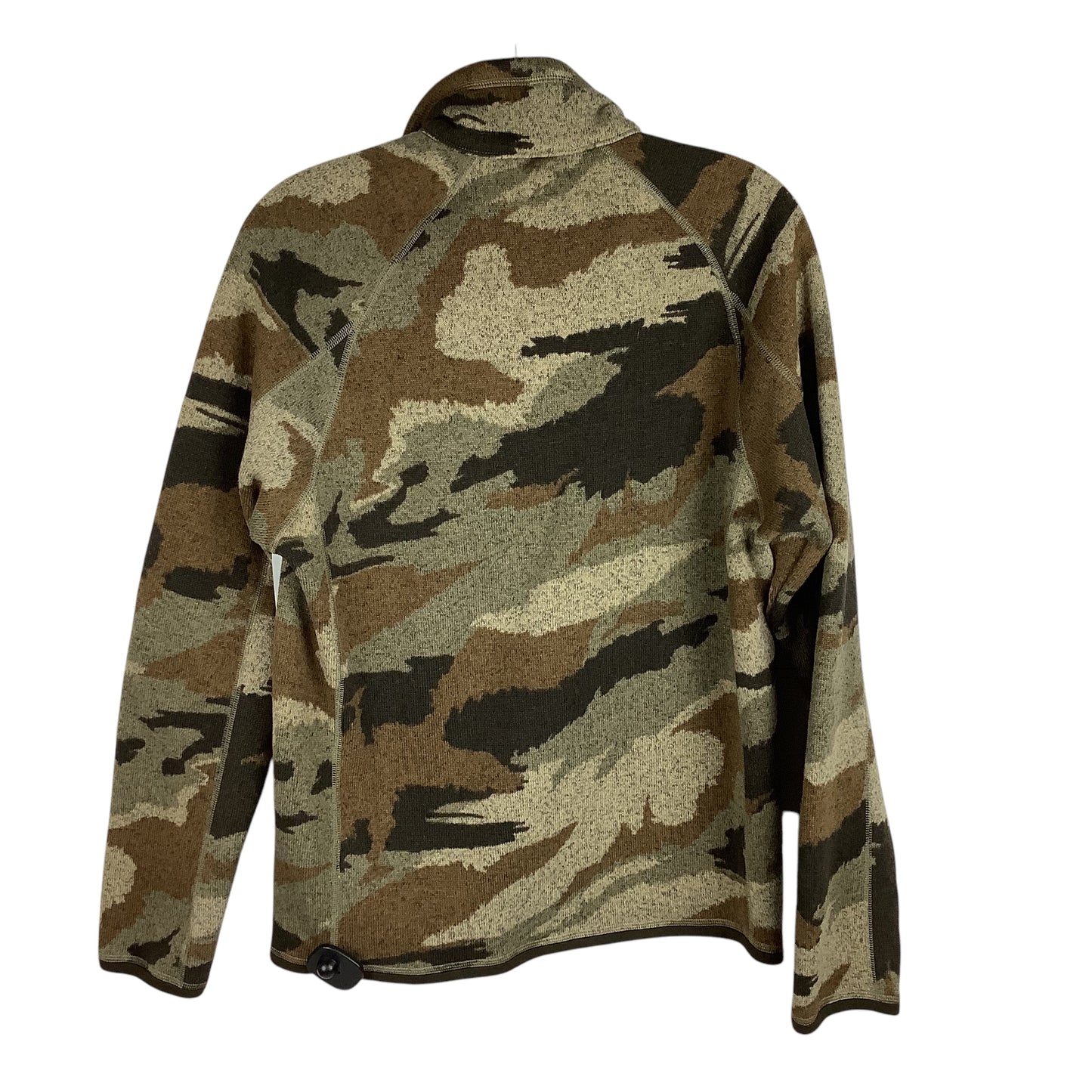 Jacket Fleece By Patagonia In Camouflage Print, Size: S