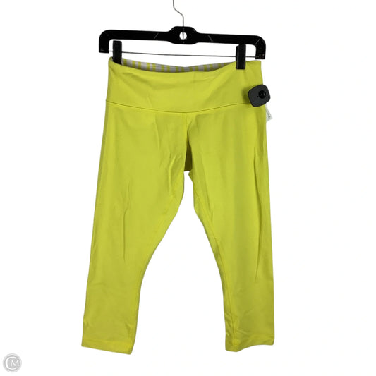 Athletic Leggings By Lululemon In Yellow, Size: 6