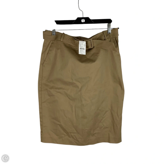 Skirt Midi By J. Crew In Tan, Size: 8