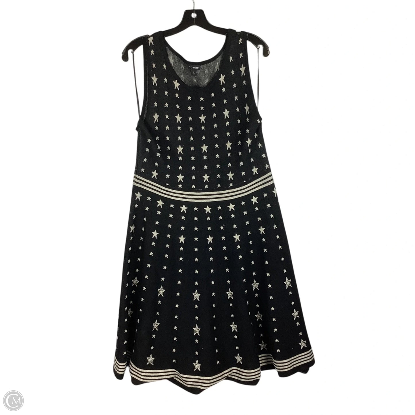 Dress Casual Midi By Torrid In Black, Size: 2x