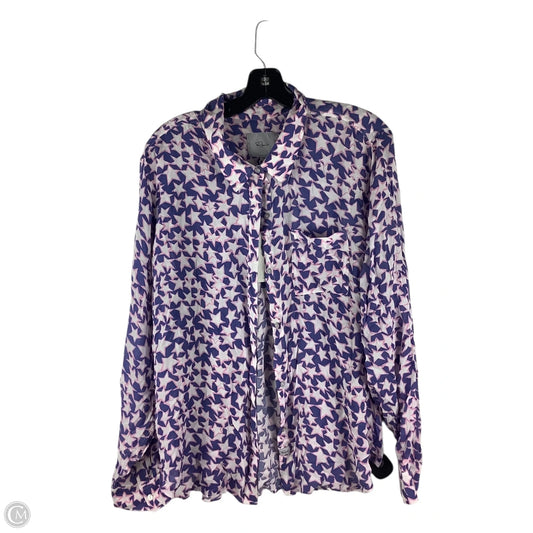 Top Long Sleeve By Rails In Purple, Size: Xxl