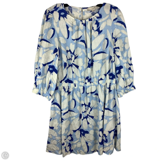 Dress Casual Midi By Loft In Blue, Size: Lp