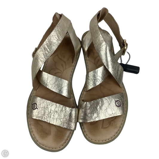 Sandals Flats By Born In Gold, Size: 7