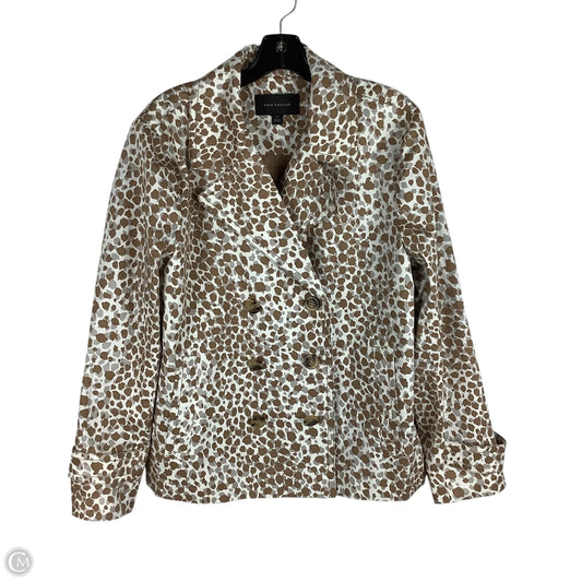 Coat Peacoat By Ann Taylor In Animal Print, Size: Xl