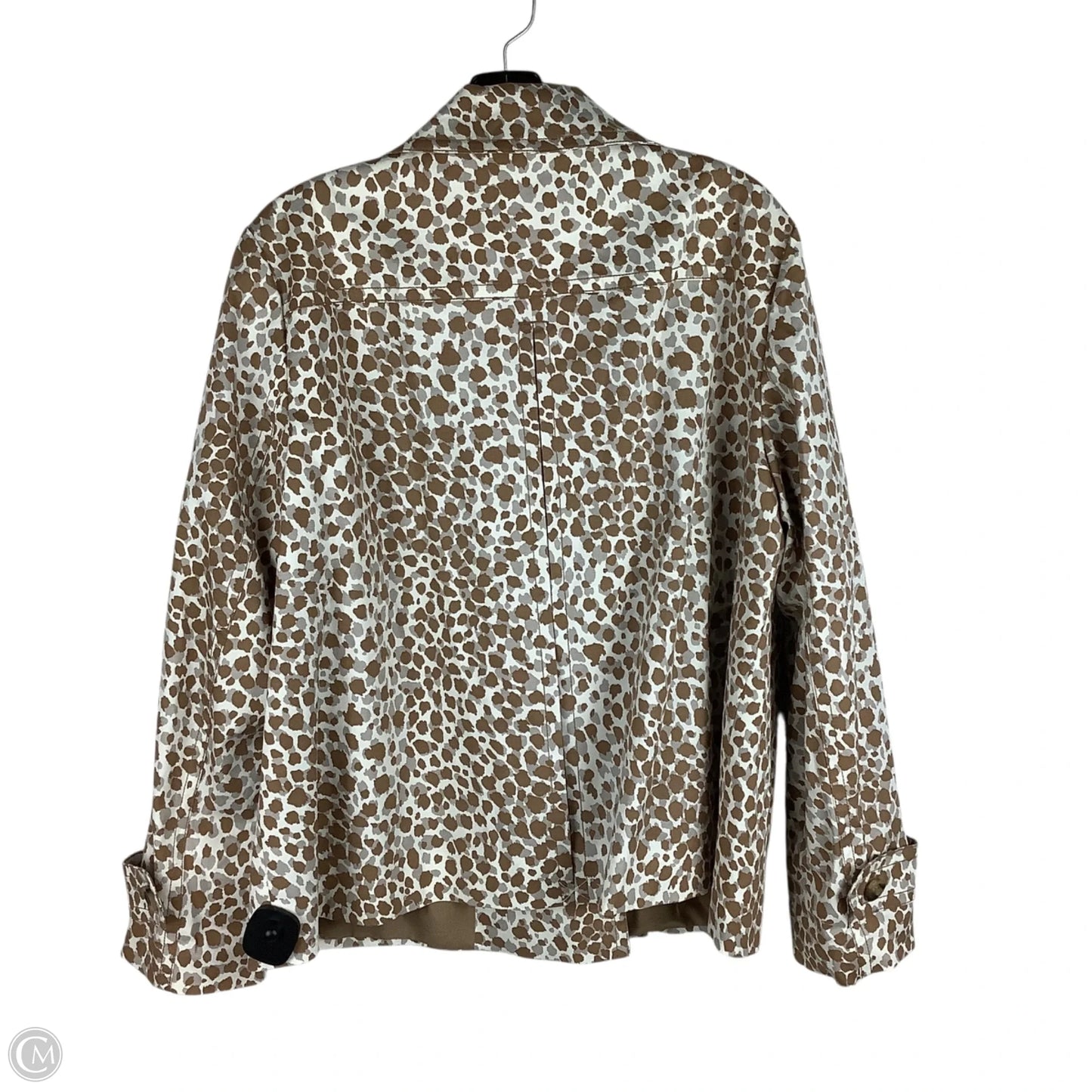 Coat Peacoat By Ann Taylor In Animal Print, Size: Xl