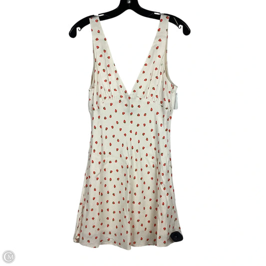 Dress Casual Midi By Zara In Floral Print, Size: M
