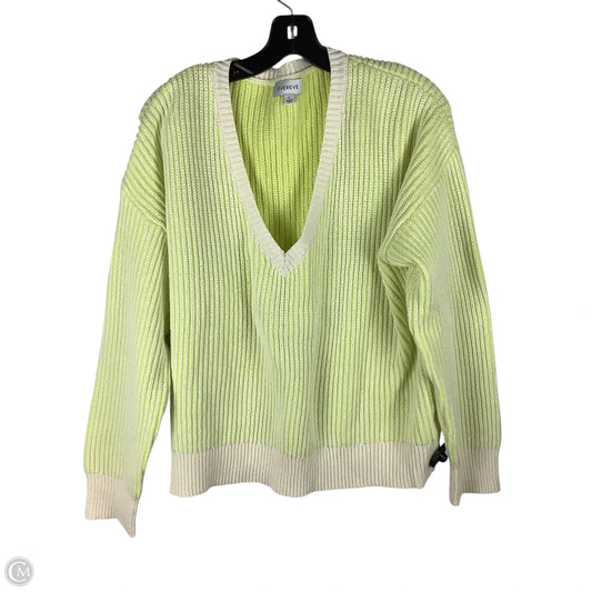 Sweater By Evereve In Green, Size: L