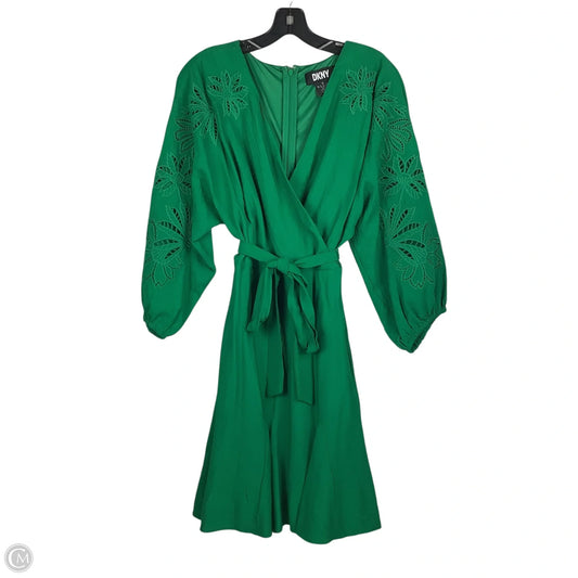 Dress Casual Short By Dkny In Green, Size: 10
