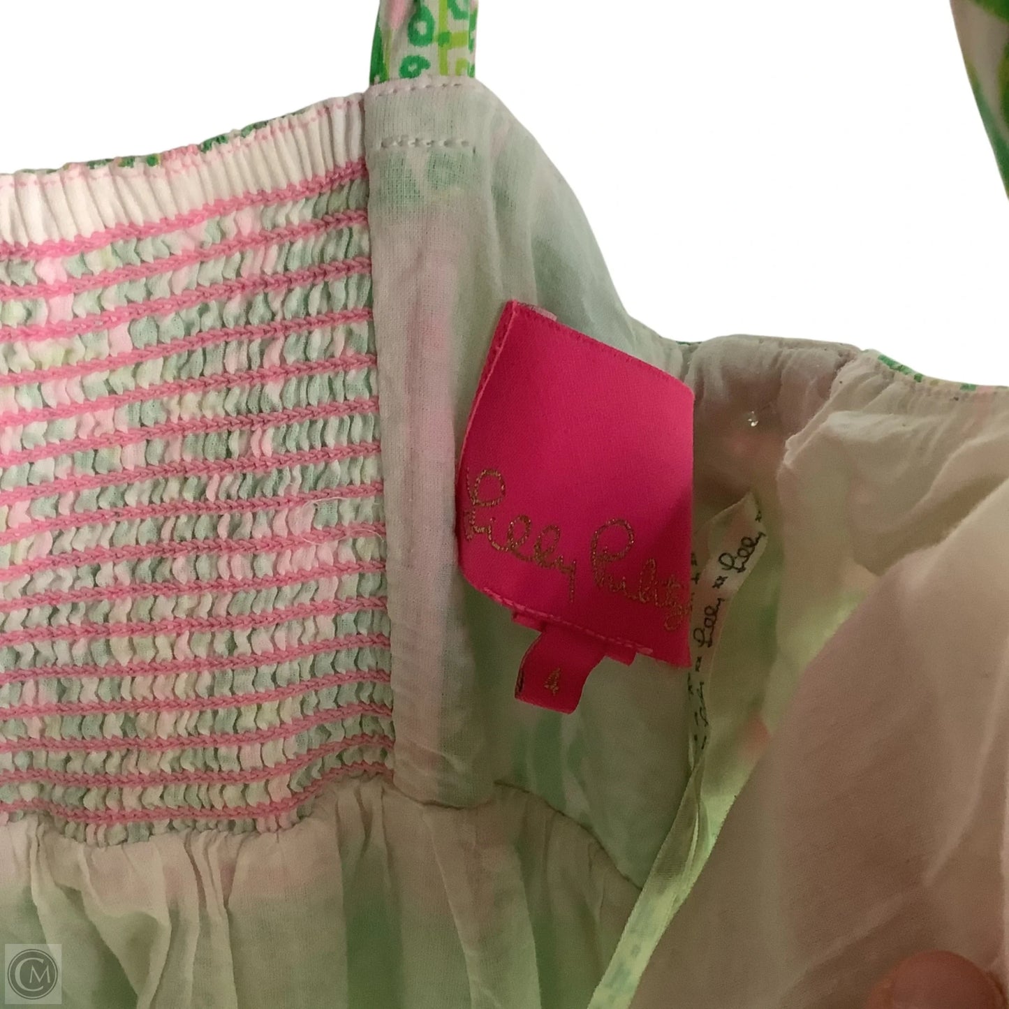 Dress Designer By Lilly Pulitzer In Green, Size: 4