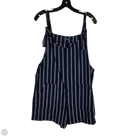 Romper By Lily Rose In Striped Pattern, Size: Xl