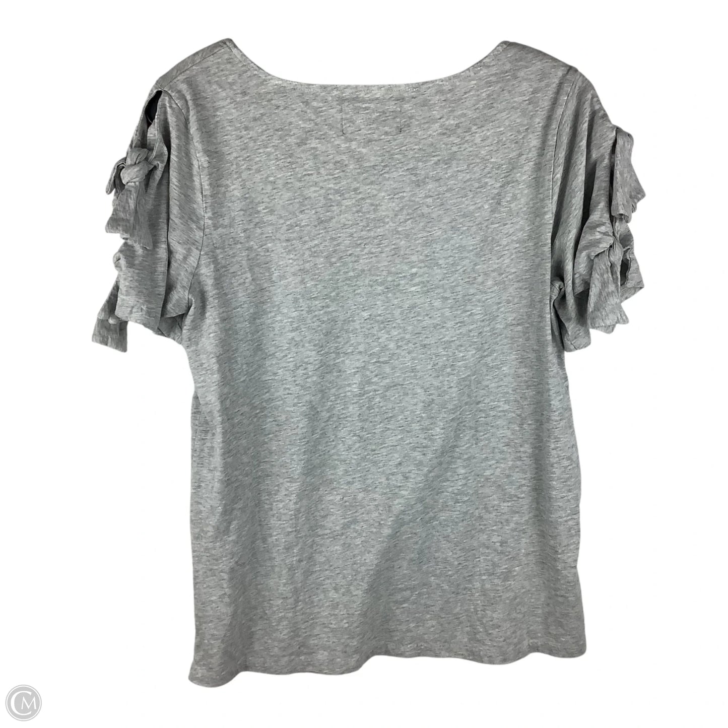 Top Short Sleeve Basic By Banana Republic In Grey, Size: S