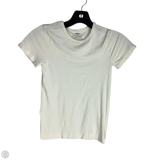 Top Short Sleeve By Skims In Cream, Size: S
