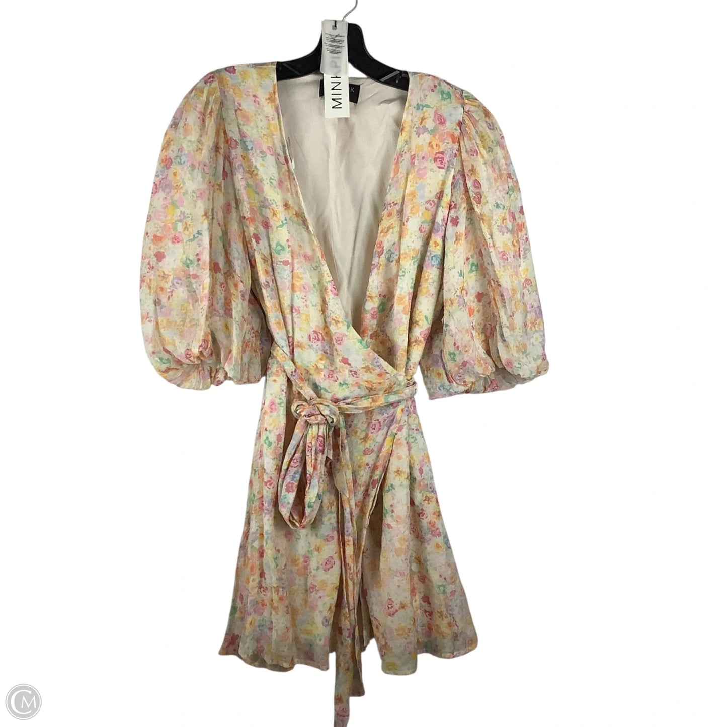 Dress Casual Short By Minkpink In Floral Print, Size: L