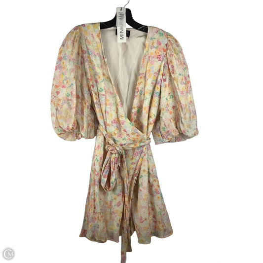 Dress Casual Short By Minkpink In Floral Print, Size: L