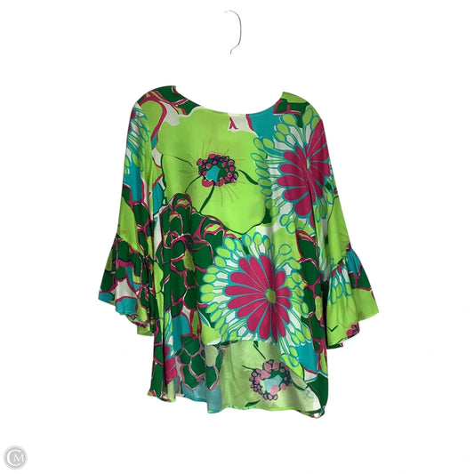 Top Short Sleeve By Clothes Mentor In Green, Size: M