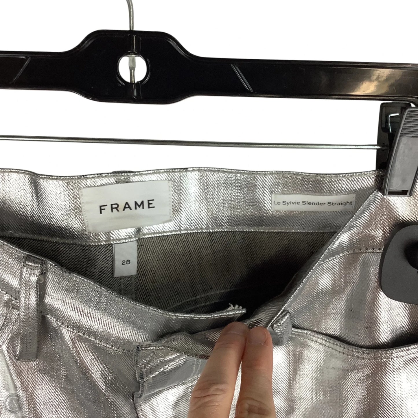Pants Other By Frame In Silver, Size: 6 (28)