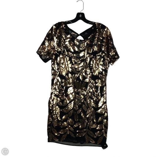Dress Party Short By Maeve In Gold, Size: S