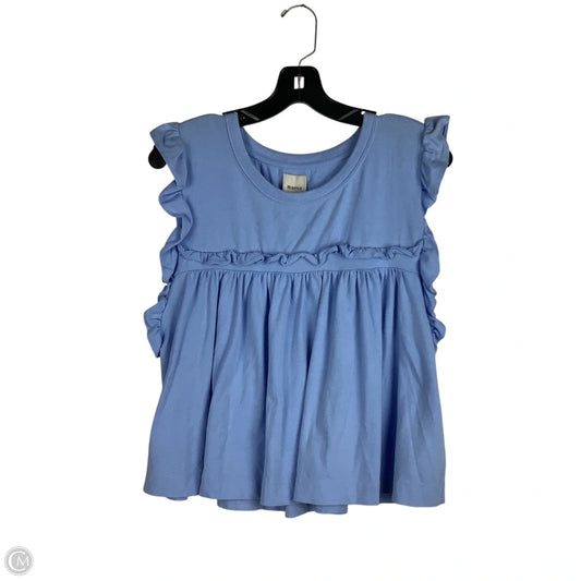 Top Sleeveless By Maeve In Blue, Size: M