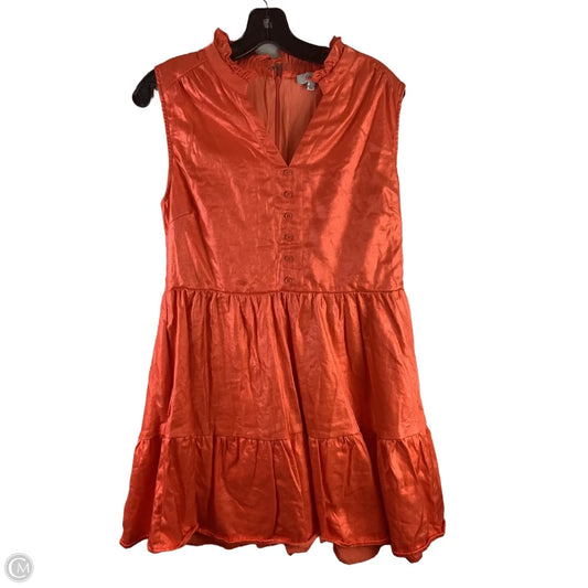 Dress Casual Short By Fate In Orange, Size: L