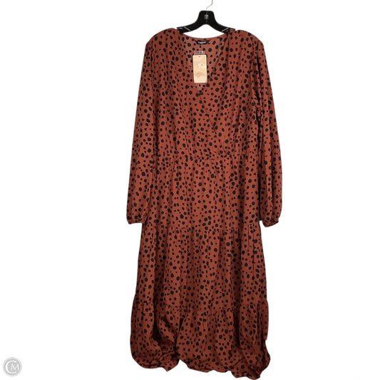 Dress Casual Maxi By Clothes Mentor In Polkadot Pattern, Size: Xxl