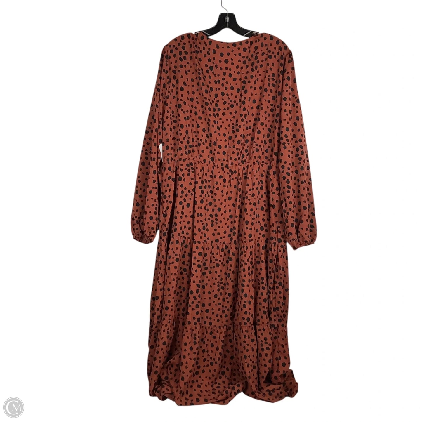 Dress Casual Maxi By Clothes Mentor In Polkadot Pattern, Size: Xxl