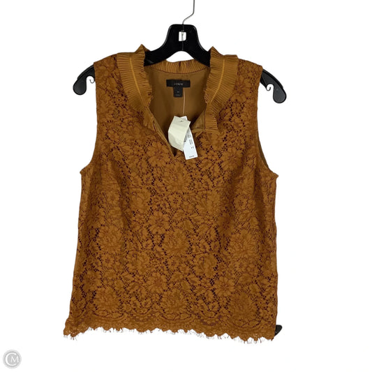 Top Sleeveless By J. Crew In Yellow, Size: M