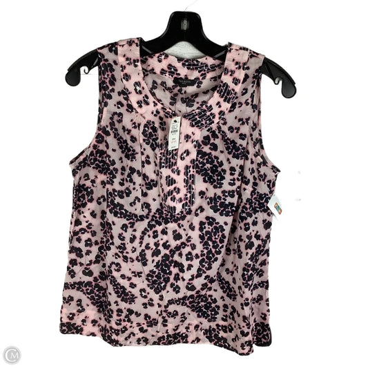 Top Sleeveless By Talbots In Pink, Size: Mp