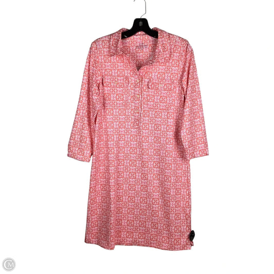 Dress Casual Midi By Vineyard Vines In Pink, Size: S