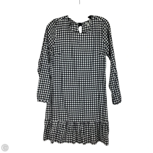 Dress Casual Midi By J. Crew In Checkered Pattern, Size: S