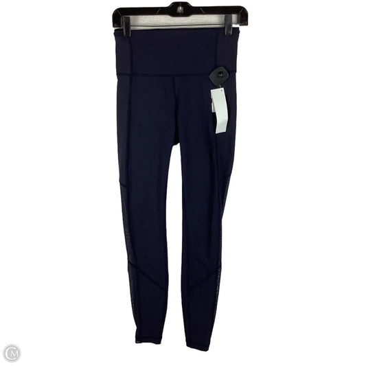 Athletic Leggings By Lululemon In Navy, Size: 6