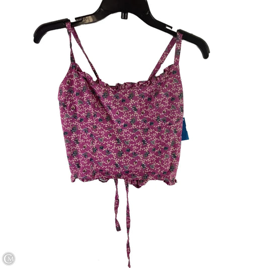 Top Sleeveless By Cmc In Purple, Size: M