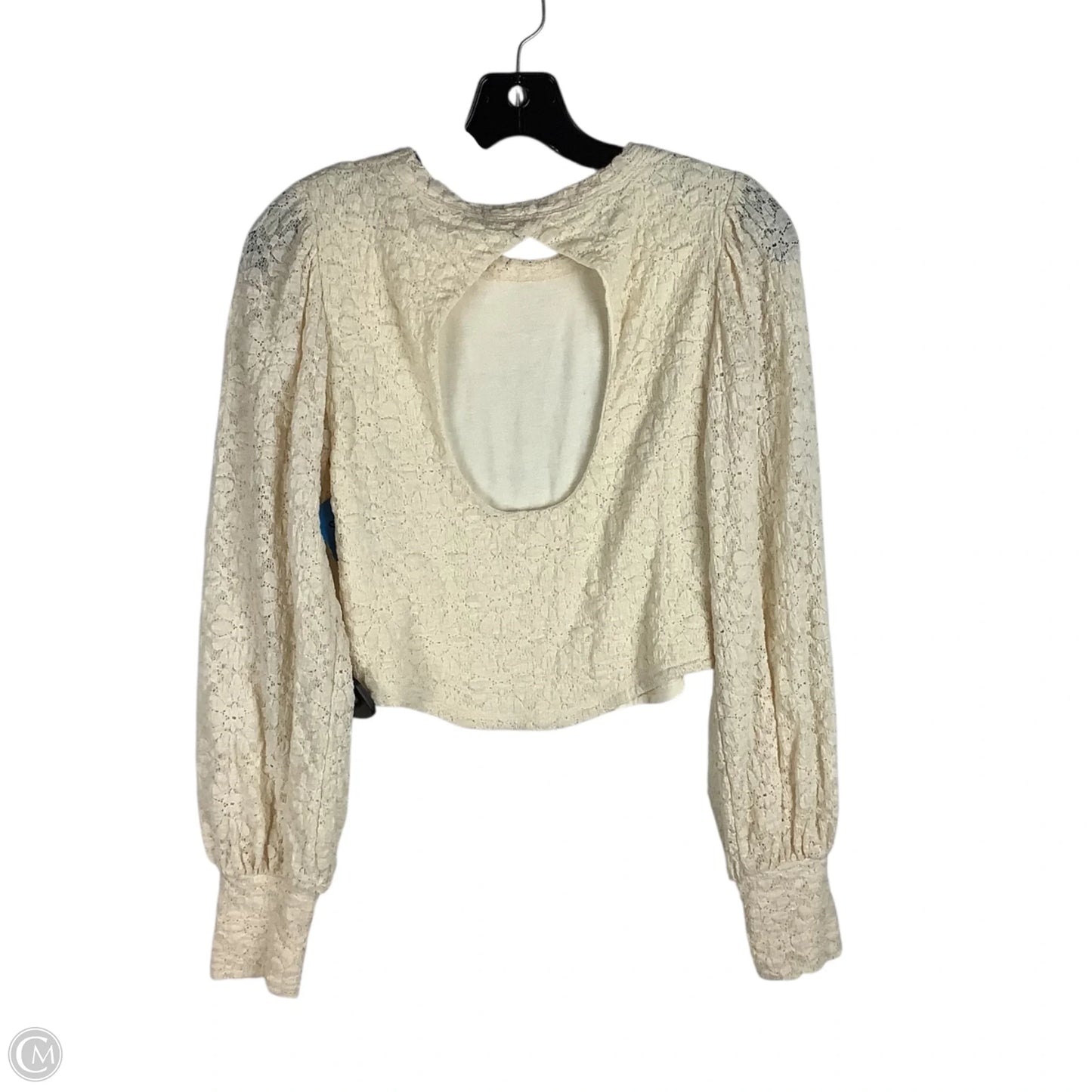Top Long Sleeve By Altard State In Cream, Size: M