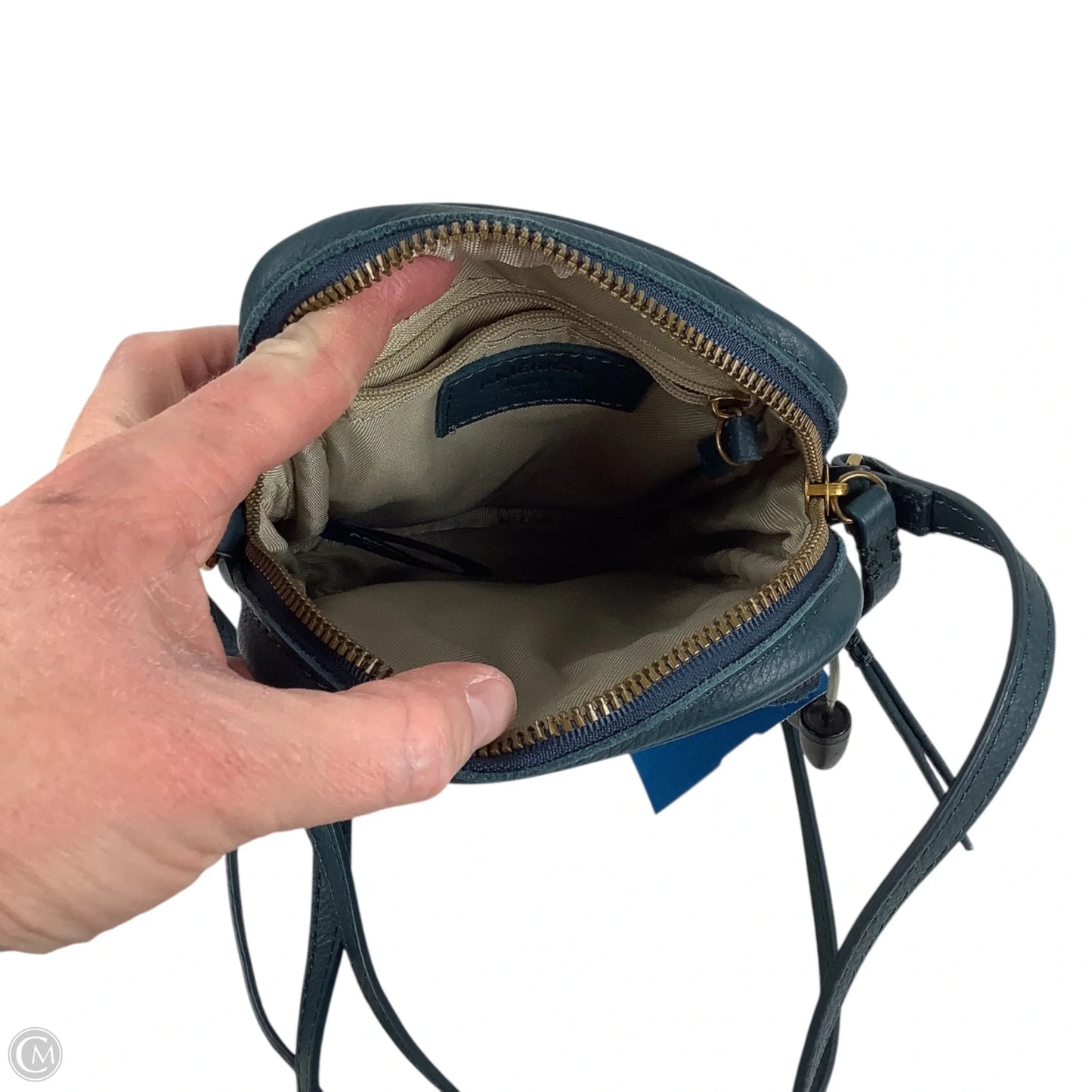 Handbag Leather By Cmc, Size: Small