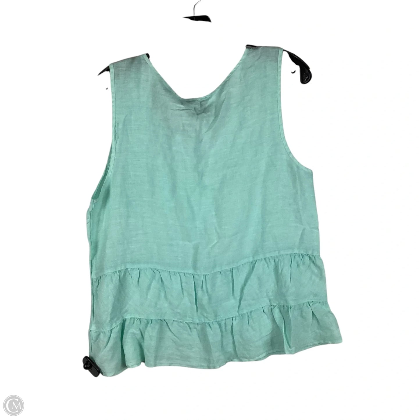 Top Sleeveless By Cynthia Rowley In Teal, Size: M