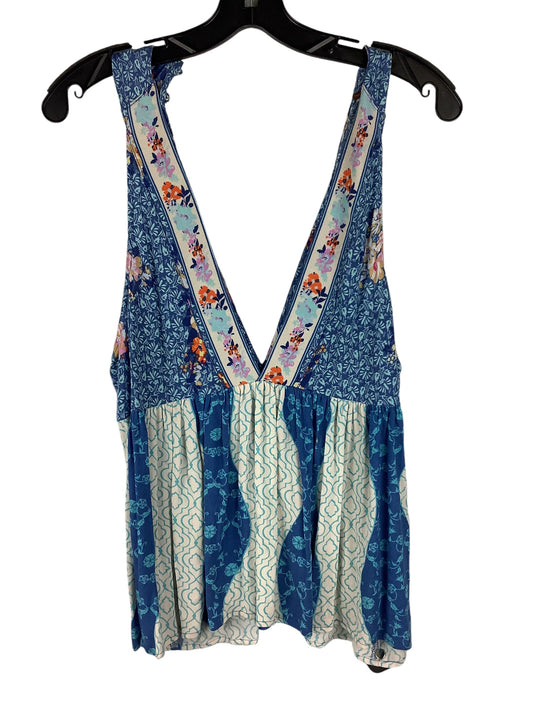 Top Sleeveless By Free People In Blue, Size: Xs