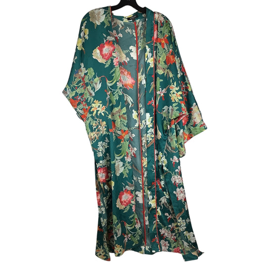 Kimono By Clothes Mentor In Green, Size: S