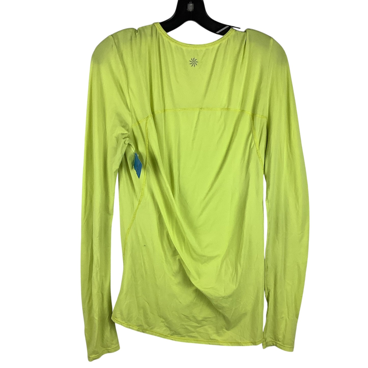 Athletic Top Long Sleeve Crewneck By Athleta In Green, Size: S