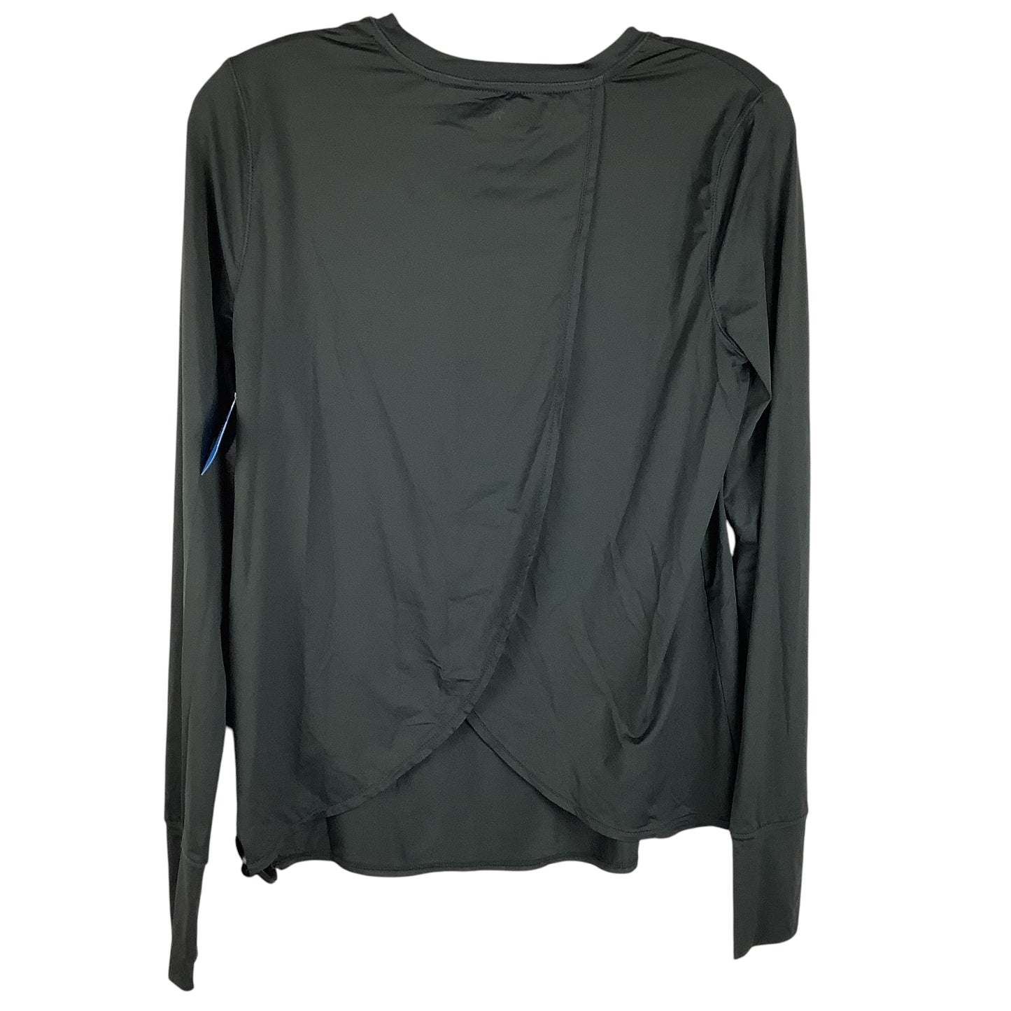 Athletic Top Long Sleeve Collar By Athleta In Black, Size: S