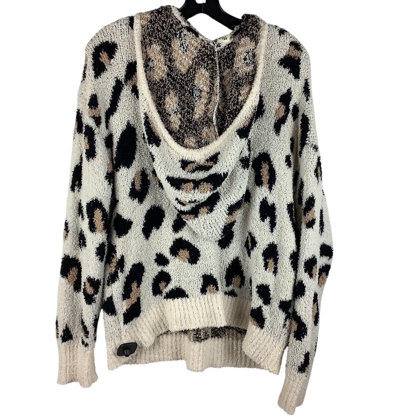 Sweatshirt Hoodie By Clothes Mentor In Animal Print, Size: L