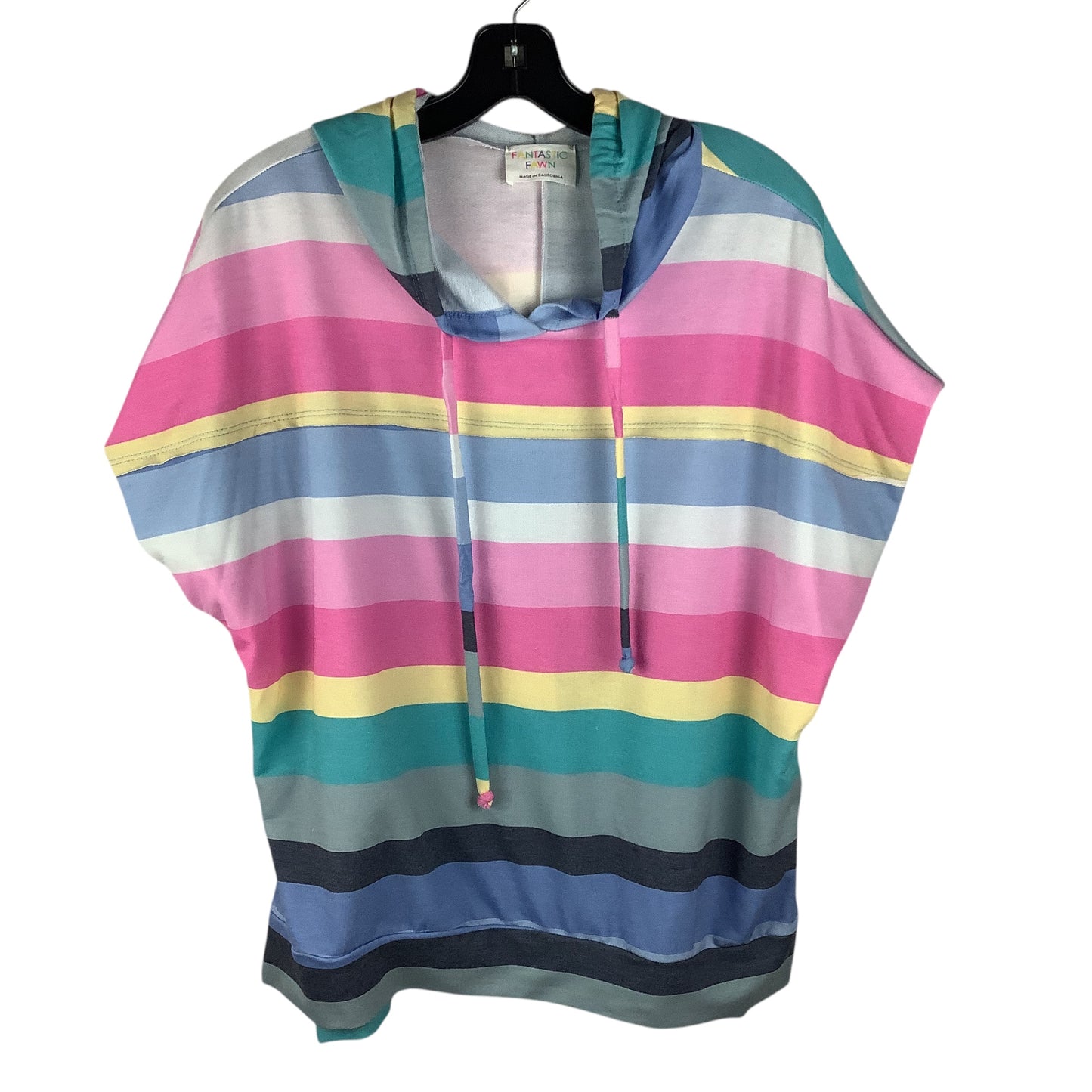 Top Short Sleeve By Fantastic Fawn In Multi-colored, Size: S