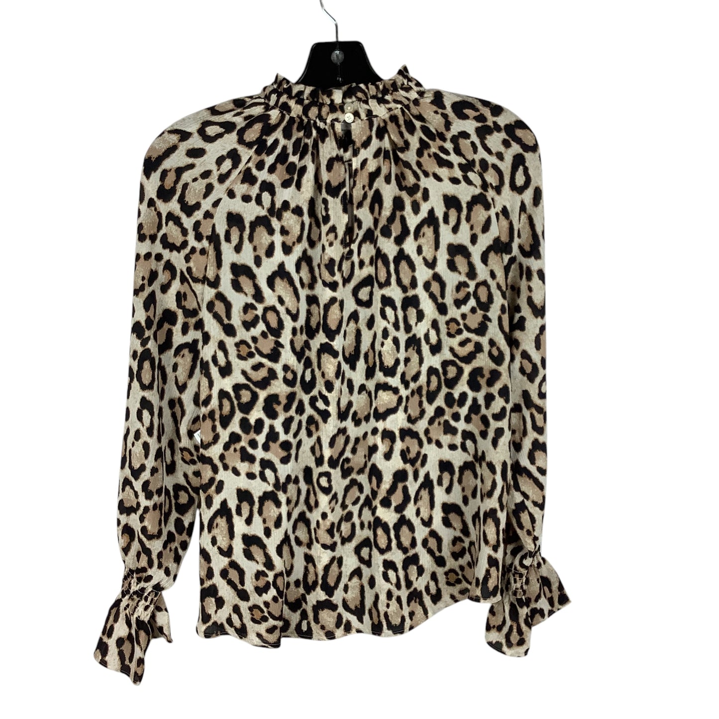 Top Long Sleeve By Loft In Animal Print, Size: S