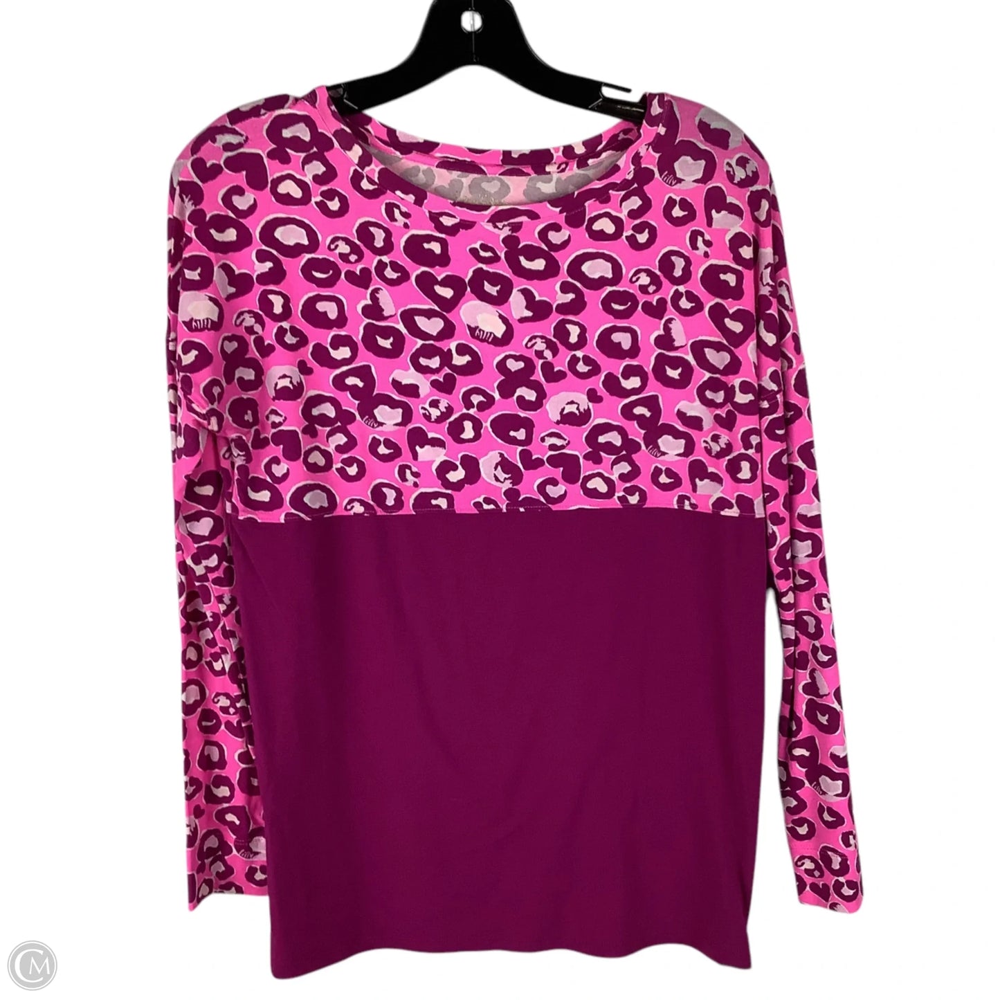 Top Long Sleeve Designer By Lilly Pulitzer In Animal Print, Size: Xxs