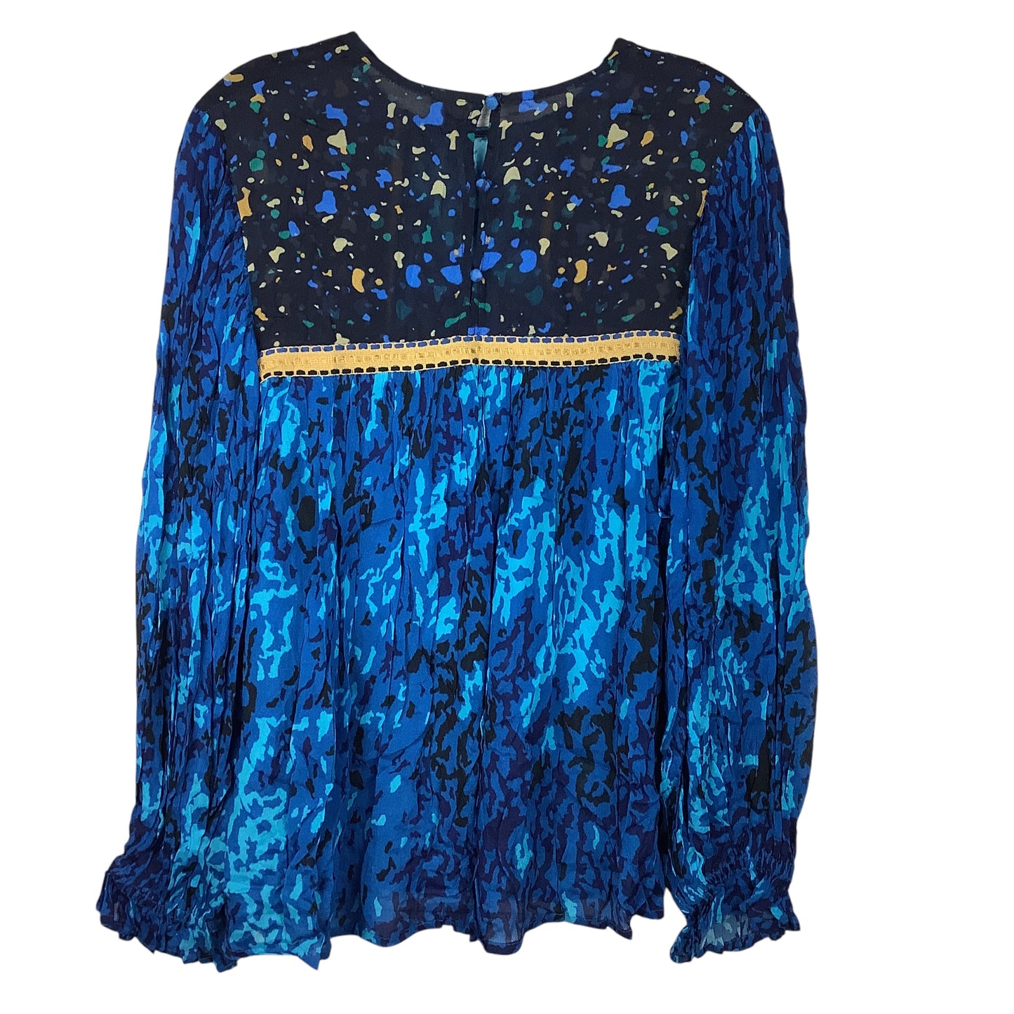 Top Long Sleeve By Bl-nk In Blue, Size: M