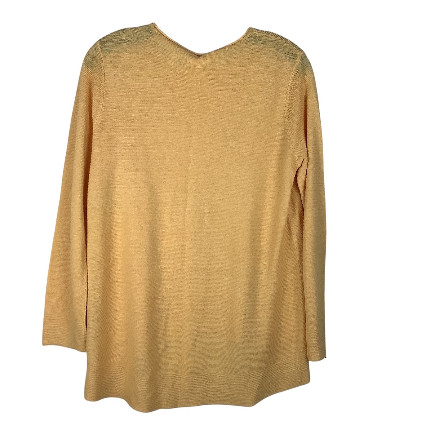 Top Long Sleeve By Eileen Fisher In Orange, Size: S