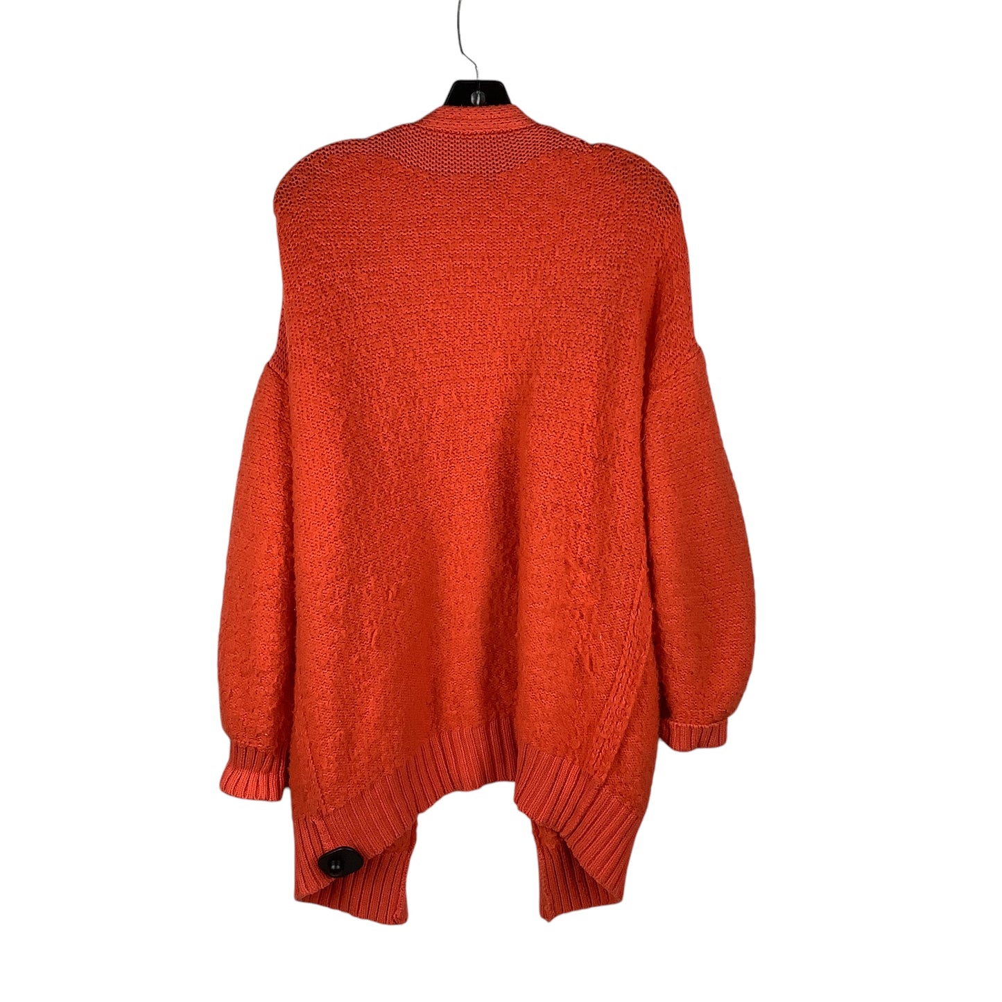 Sweater Cardigan By Free People In Orange, Size: Xs