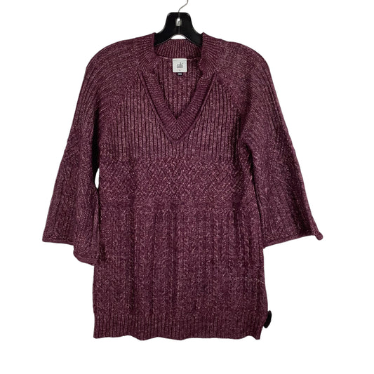 Sweater By Cabi In Maroon, Size: S