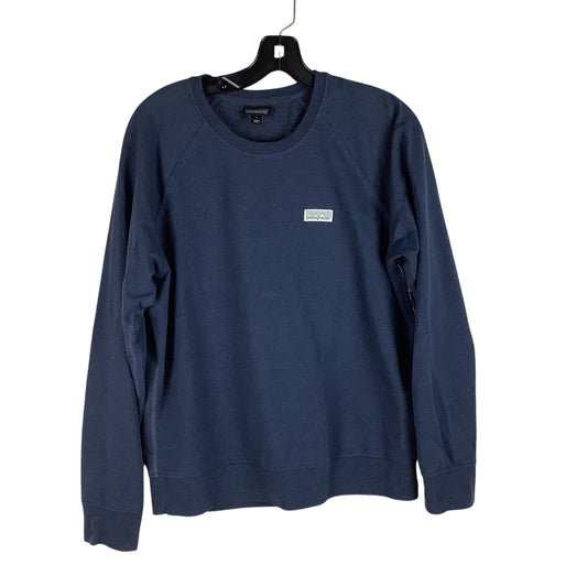 Top Long Sleeve By Patagonia In Navy, Size: L