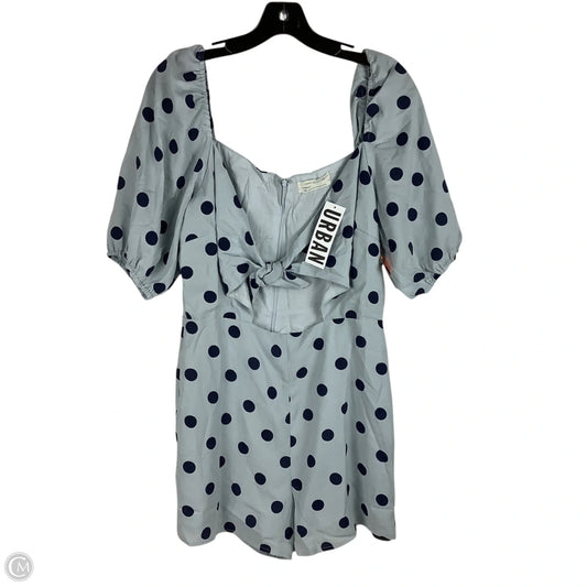 Romper By Urban Outfitters In Blue, Size: L