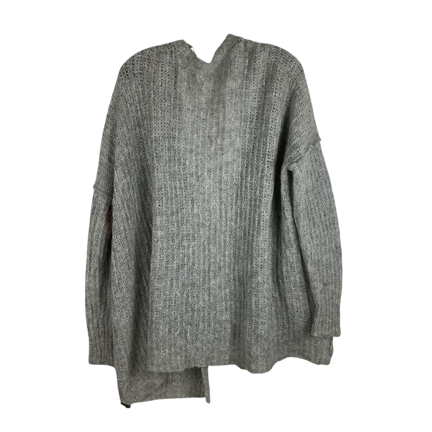 Sweater Cardigan By Free People In Grey, Size: S